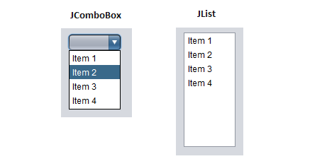 JList Y JComboBox En Java - Daniel López